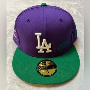 LA lakers New Era Purple and Green Kids Cap size 8